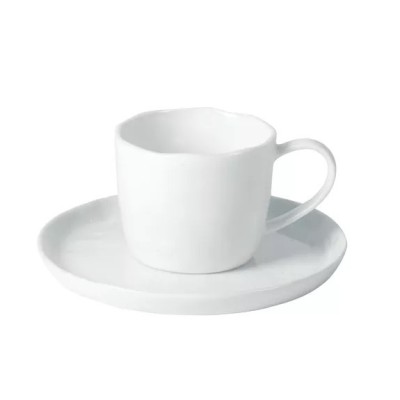 TASSE A THE ET SOUS TASSE PORCELINO - D 16 x H 9 cm