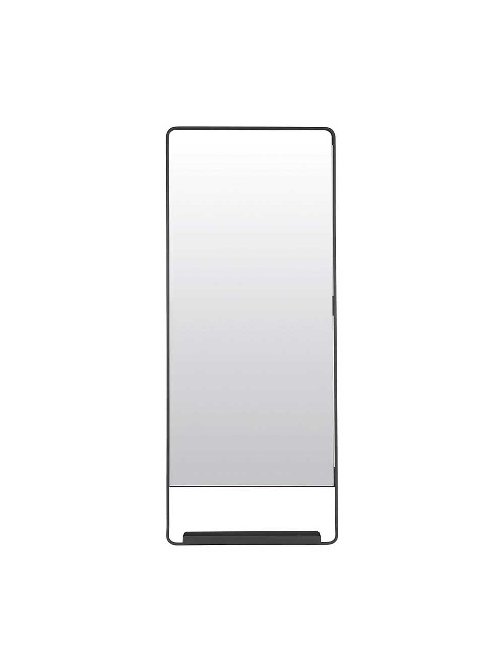 MIROIR SHELF CHIC NOIR 45X110CM