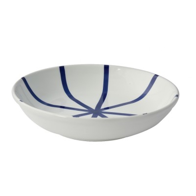 SALADIER EN CERAMIQUE D.30 CM BLU RUOTA