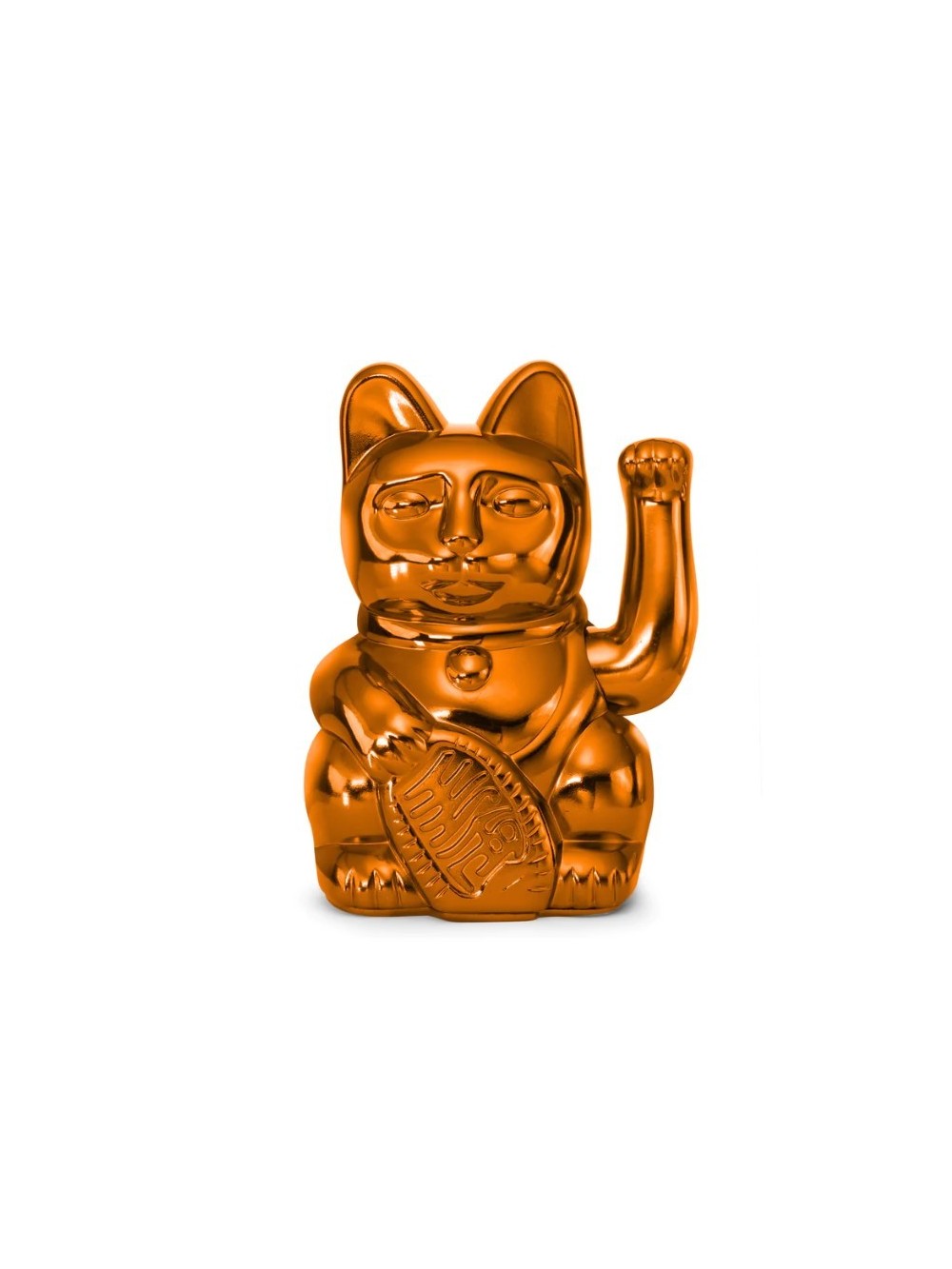 LUCKY CAT Chat Porte Bonheur Shiny Copper
