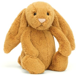 Peluche lapin jaune