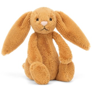 Petite peluche lapin jaune