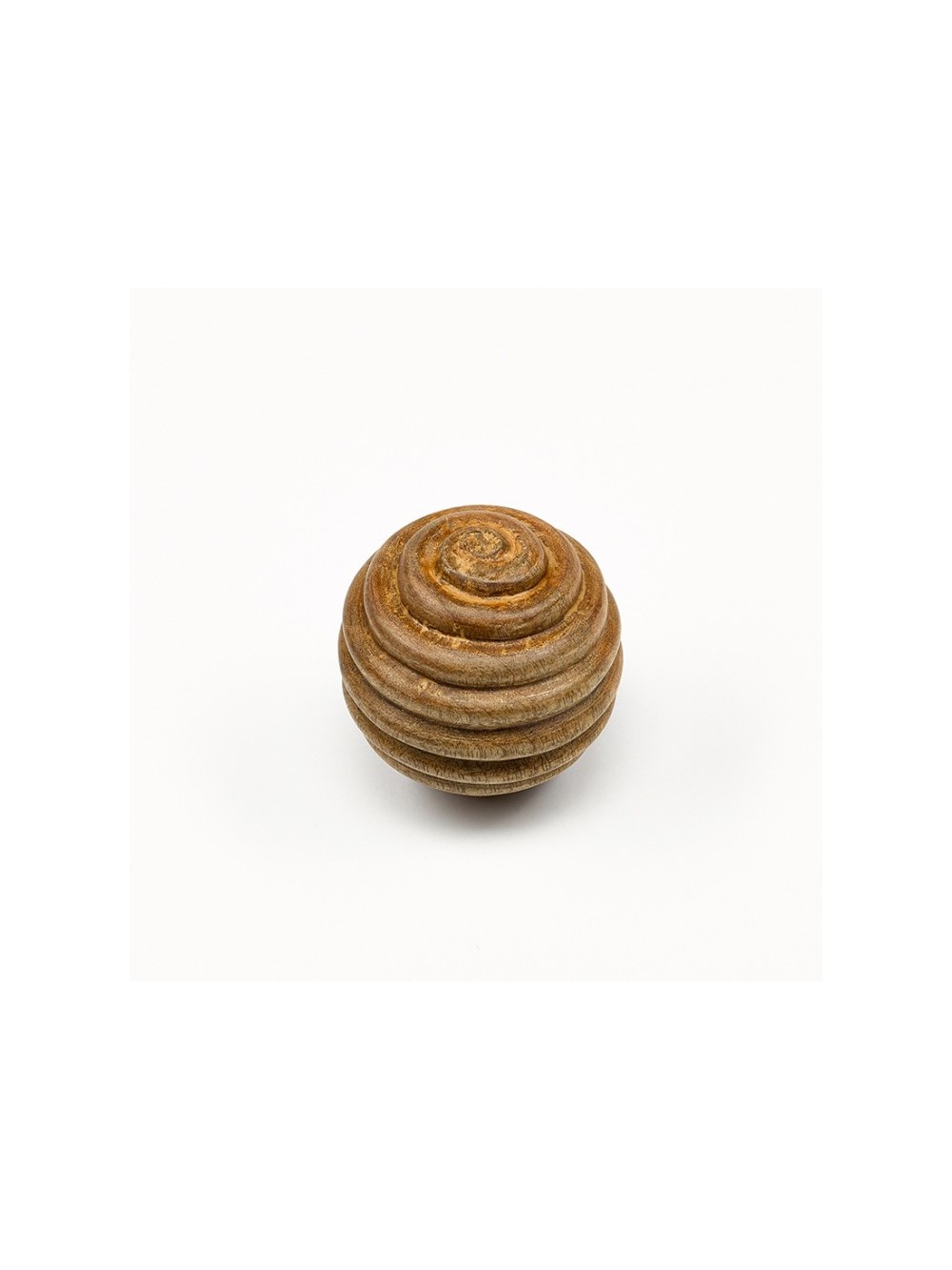 BOULE DECO BOIS DE MANGUIER NATUREL - D9