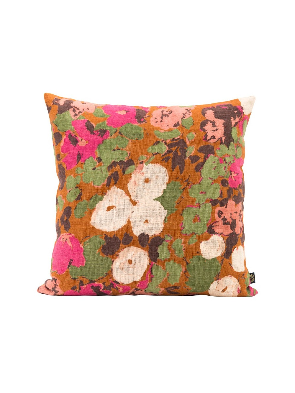 Coussin en lin imprimé BARI