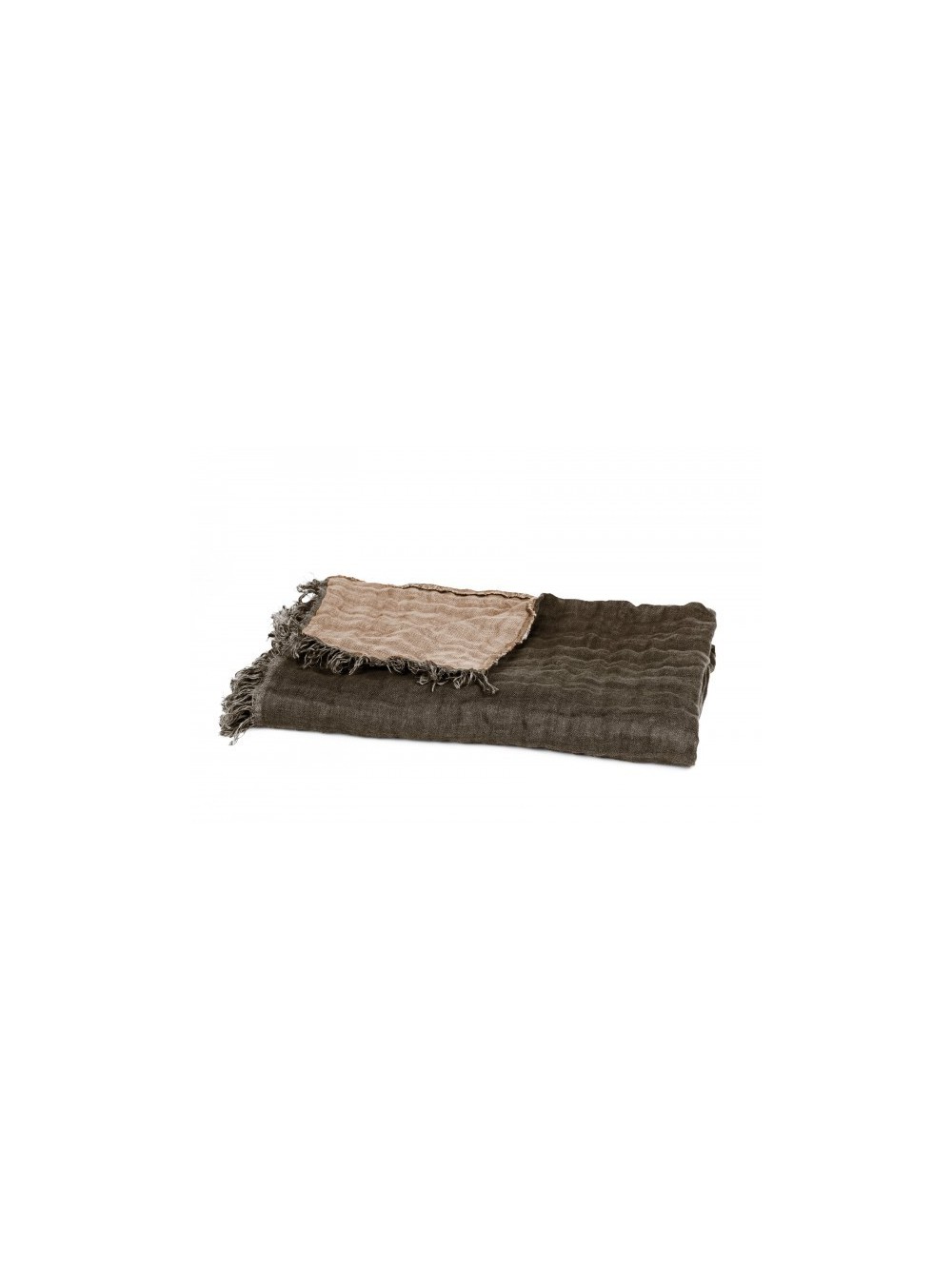 PLAID BAYA BROWNIE TABAC 135X200