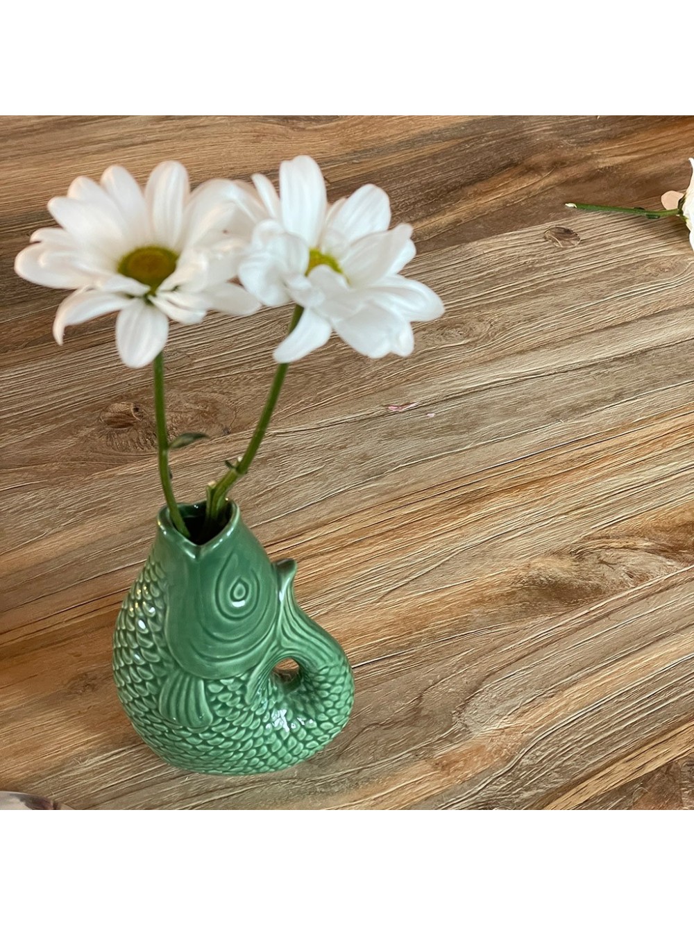 VASE CERAMIC POISSON PETIT MODÈLE L8 P5 H12CM