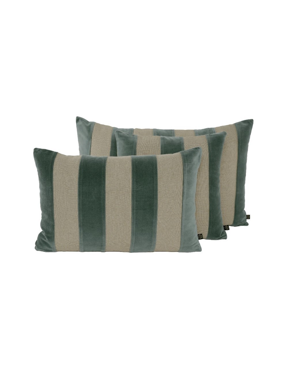Coussin en lin et velours - Brisbane Coussin en lin et velours - Brisbane