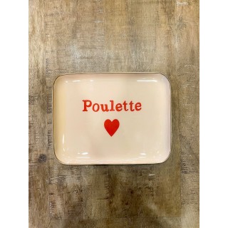 Plateau POULETTE MM 20x25 cm