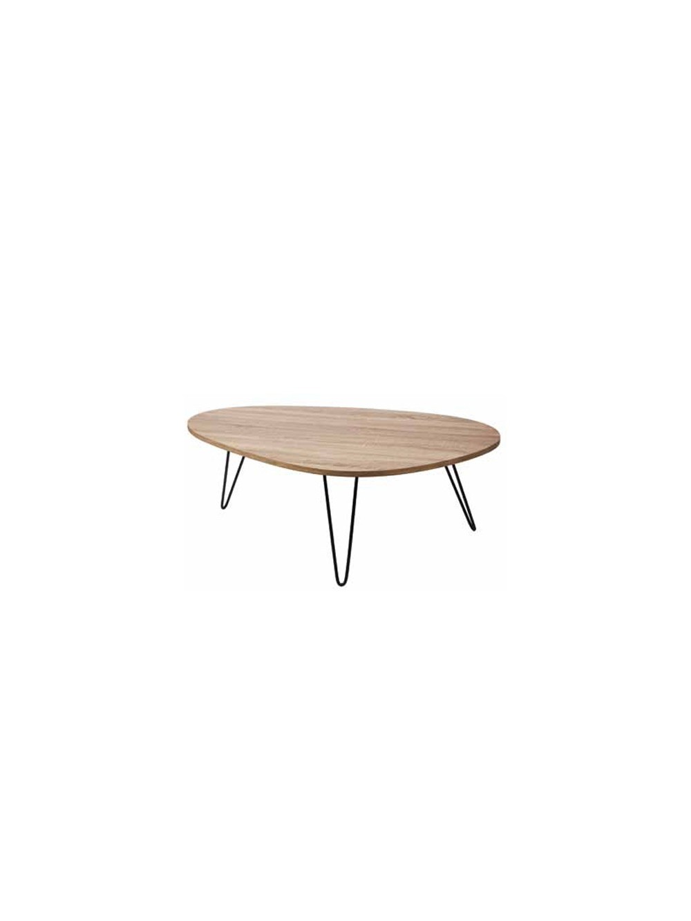 TABLE BASSE CHARLOT CHENE CLAIR L 112 X 80 H. 40 GM