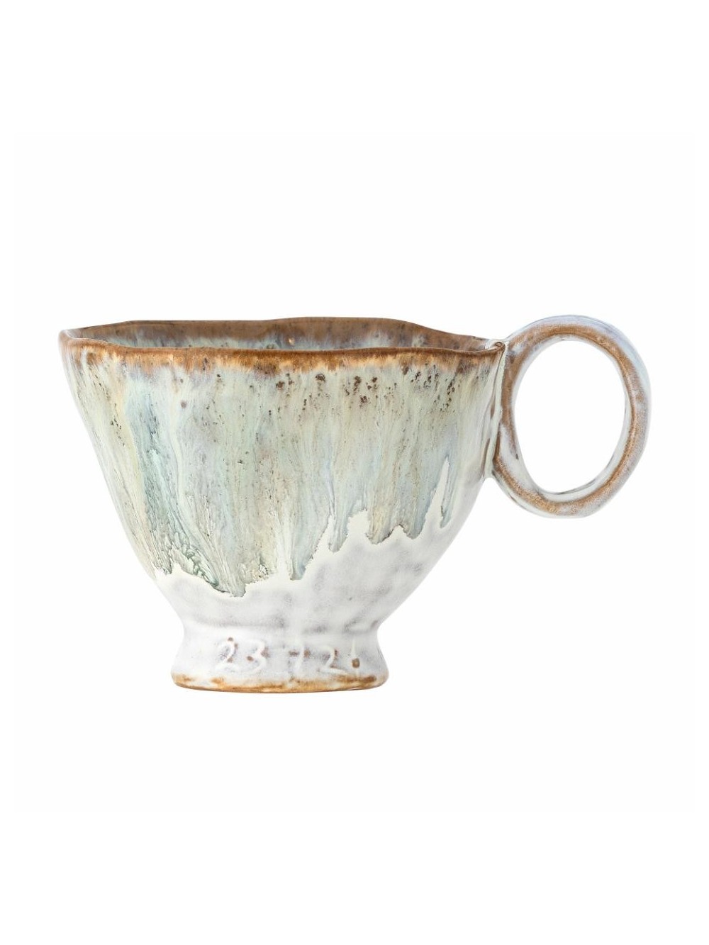 Imogen Tasse, Verte, Grès D8,5xH7 cm