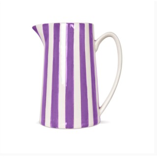 Pichet à rayures - Violet Pichet à rayures - Violet