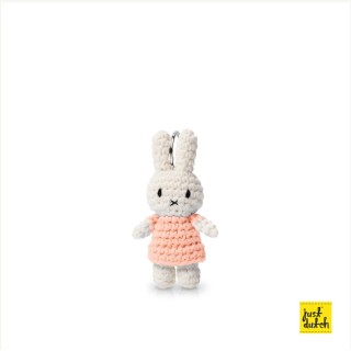 Porte-clé Miffy ROBE ROSE  Crochetée