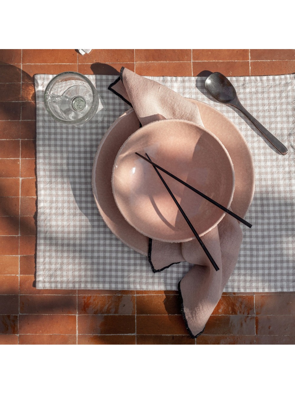 Set de table & Serviette de table lin et coton - Piana II