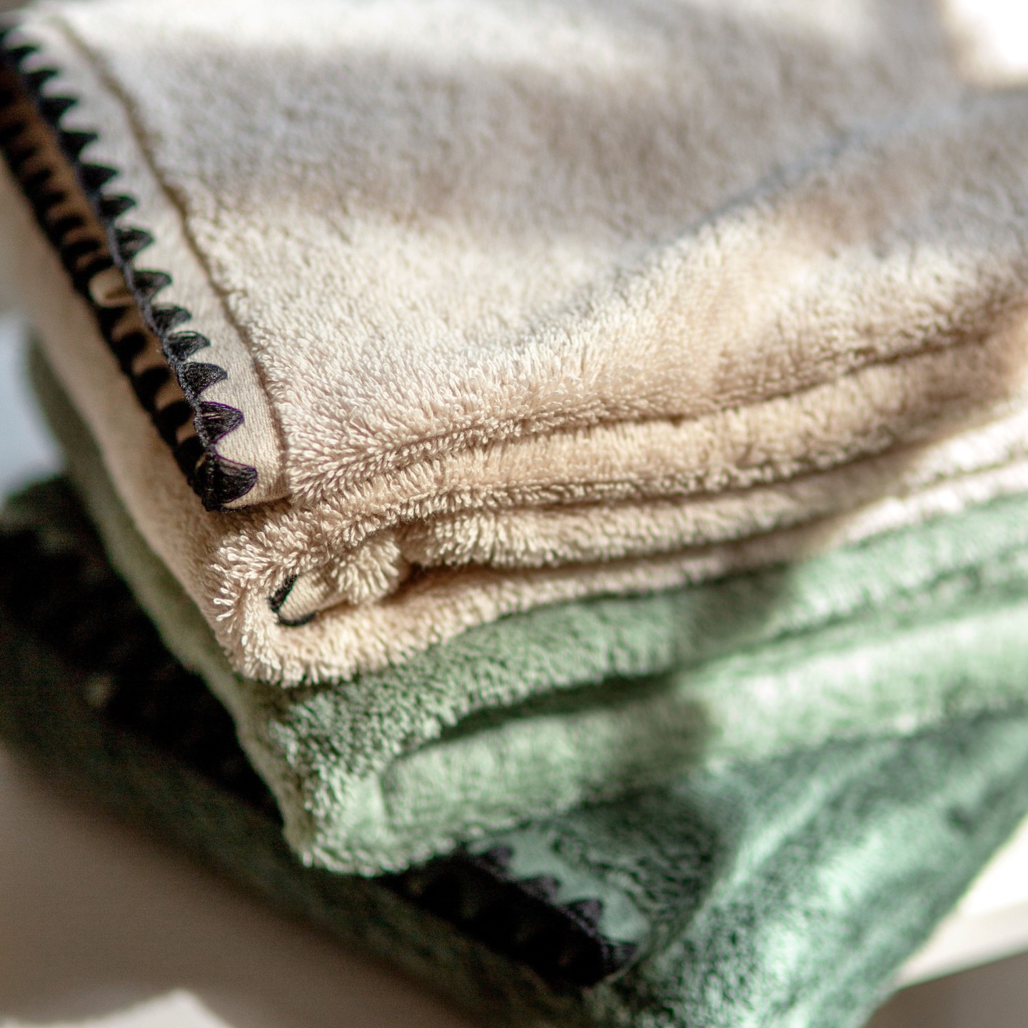 Serviette Bain Caleffi - Serviette De Bain 2 Pièces En 100% Coton Eponge U2013 1 Serviette Toilette 50x100 Cm 1 Serviette Visage 40x60 Cm, Douce Et Ultra Absorbante - Serviettes Eponge