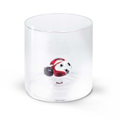 Gobelet en verre - Coccinelle