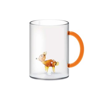 Mug en verre - Faon