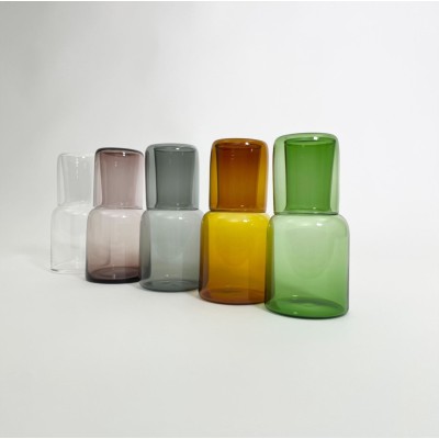 Carafe & verre emboîtables