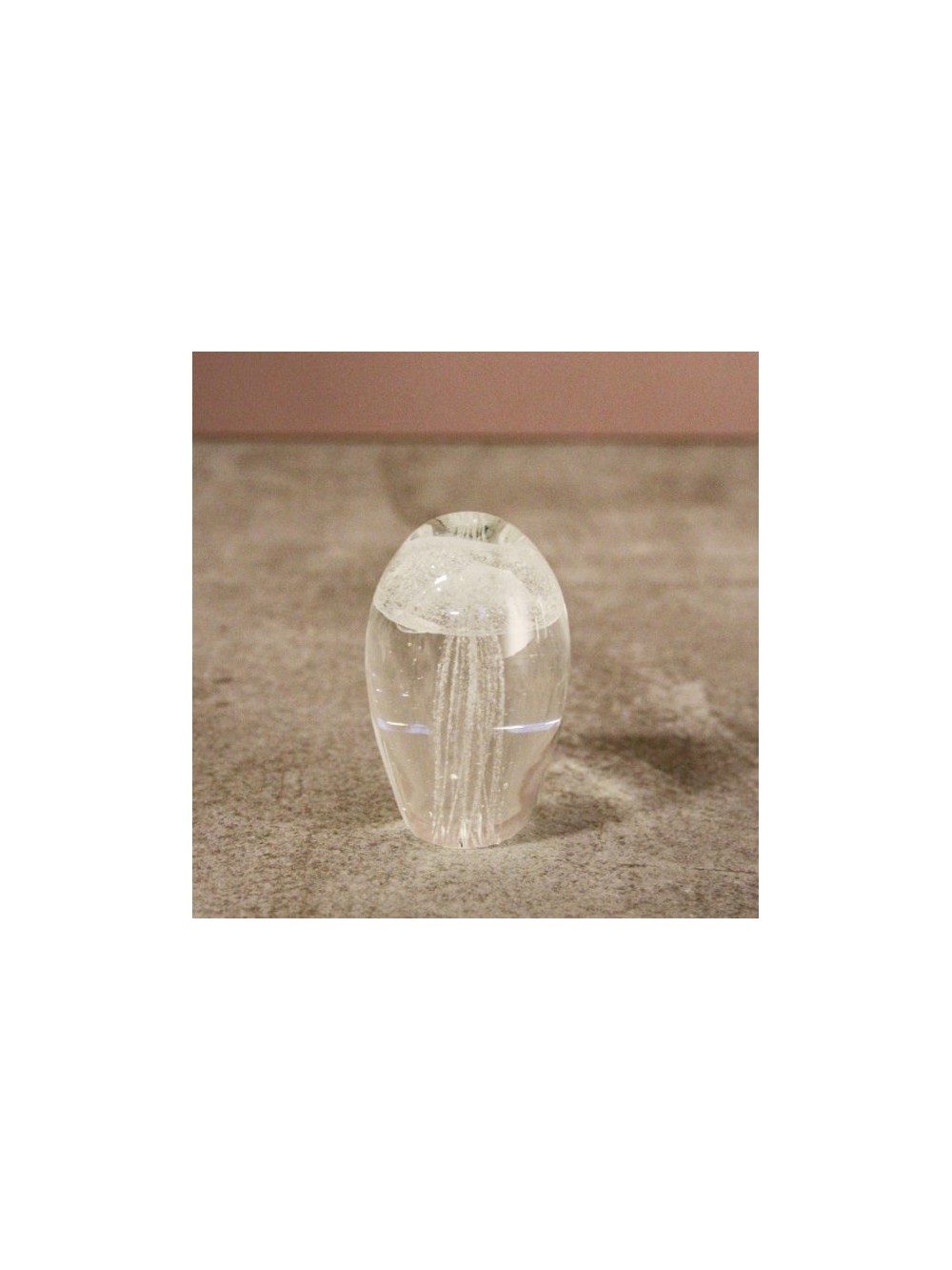 SULFURE 6CM MÉDUSE BLANCHE