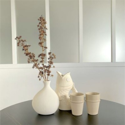 Vase poisson XXL  L:16.5 - H: 39.5 cm