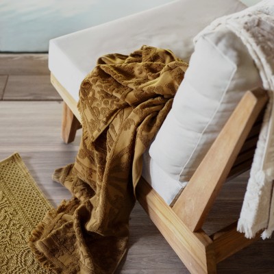 Serviette de bain lin coton 90x140 cm - Ubud