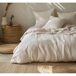 Lot de 2 taies d'oreiller en gaze de coton - Harlem