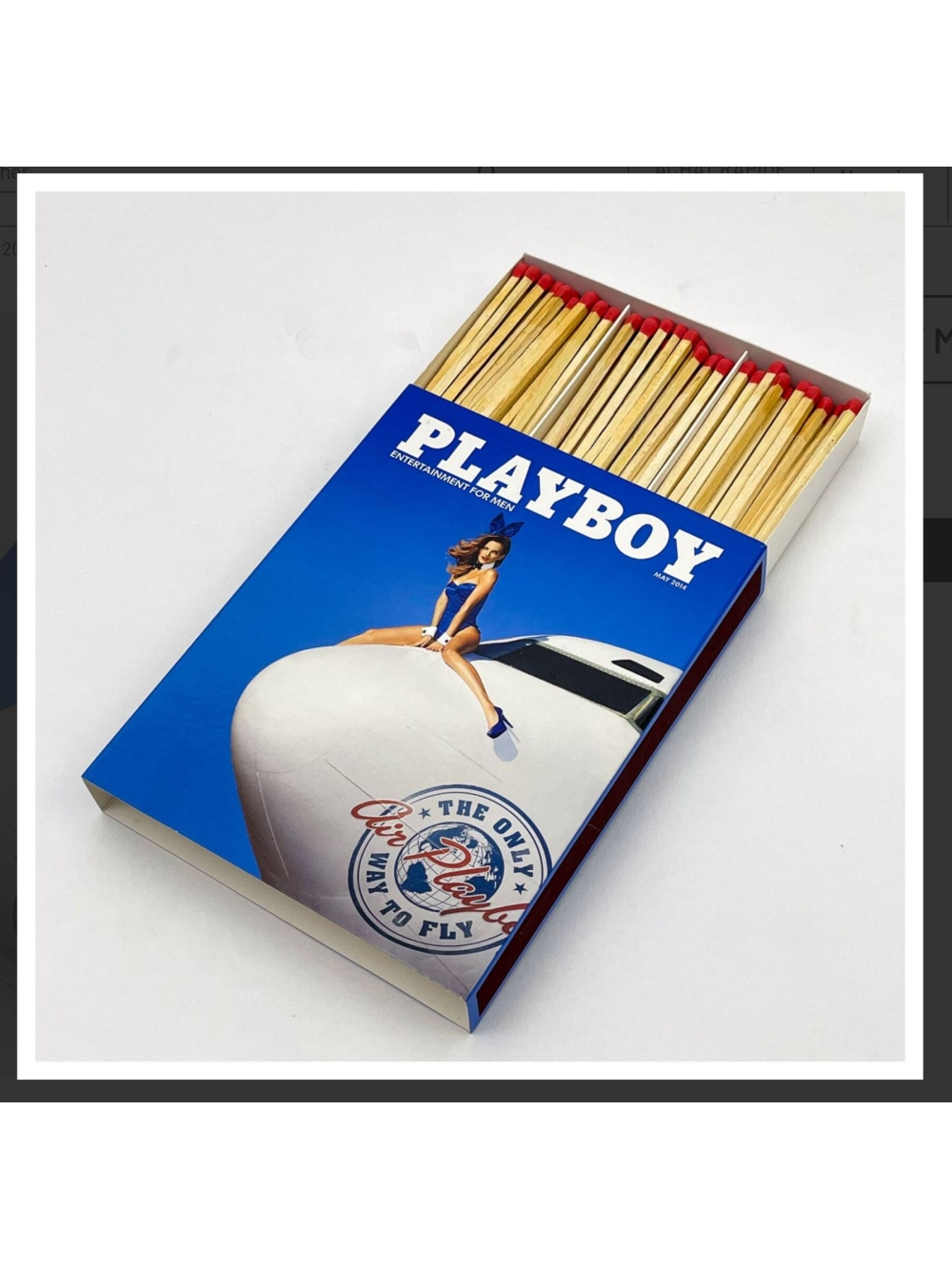 PLAYBOY GRANDE BOITE D'ALLUMETTES MATCHES 2014-01