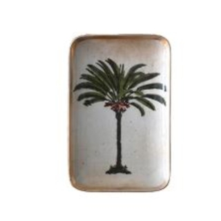 Plateau solo 15x10 cm - Palmier