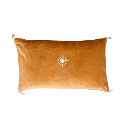 Coussin 30x50 cm - Velours SOLEIL OR