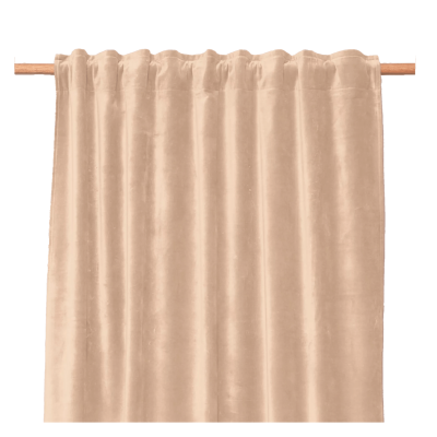 Rideau en velours finition ruflette 135x300cm - New Delhi