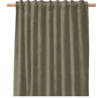 Rideau galon fronceur en velours 135x300cm - New Delhi