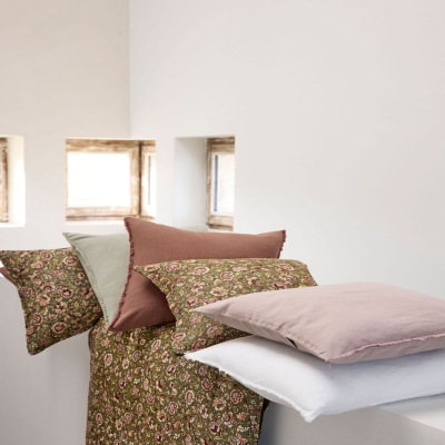 Édredon en lin imprimé floral - Samara