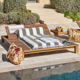 Drap de plage à rayures - Porto