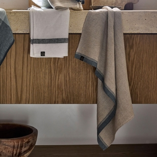 Torchon en 100% lin - Havana