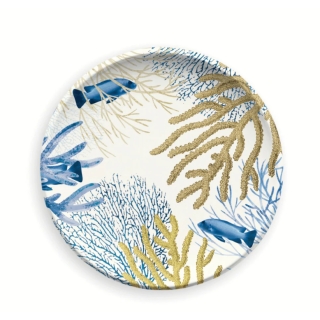 Assiette plate corail 26 CM