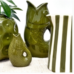 Vase poisson en céramique - GM