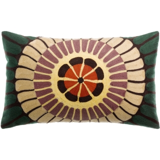 Coussin brodé Zeno Forêt 30 x 50