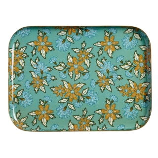 Plateau émaillé 36 cm x 26 cm - Arya jade