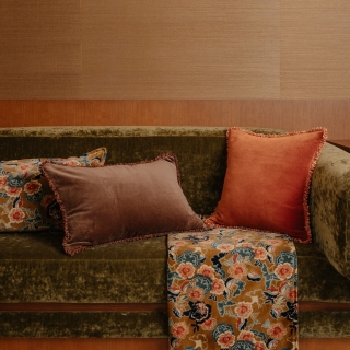 Housse de coussin en velours - Kobe