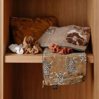 Trousse en velours imprimé - Beria