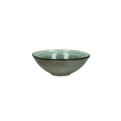 ASSIETTE A SOUPE  KIMO PORCELAINE AQUA D17.5