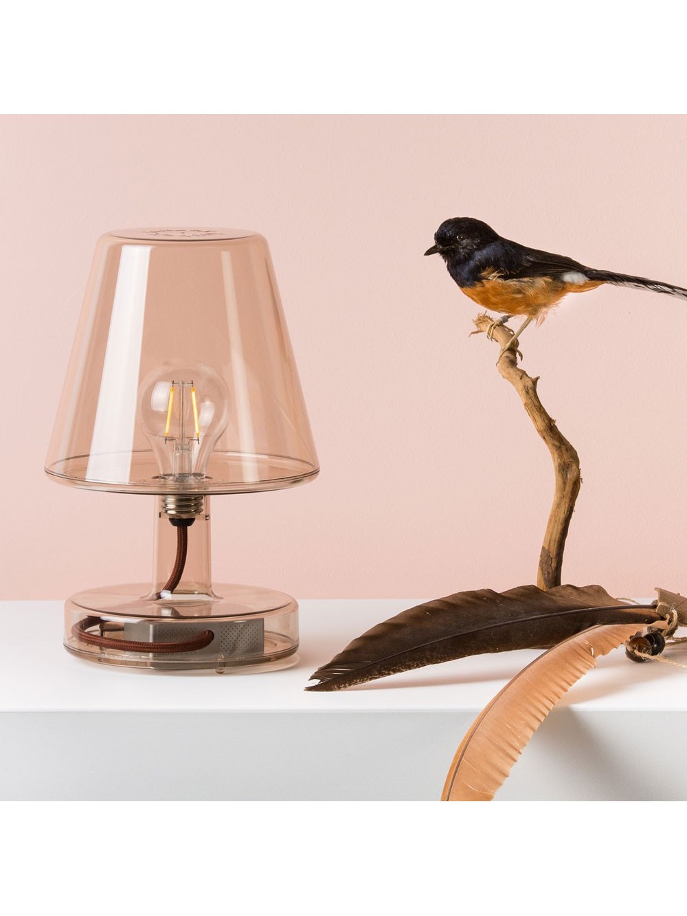 LAMPE TRANSLOETJE BROWN