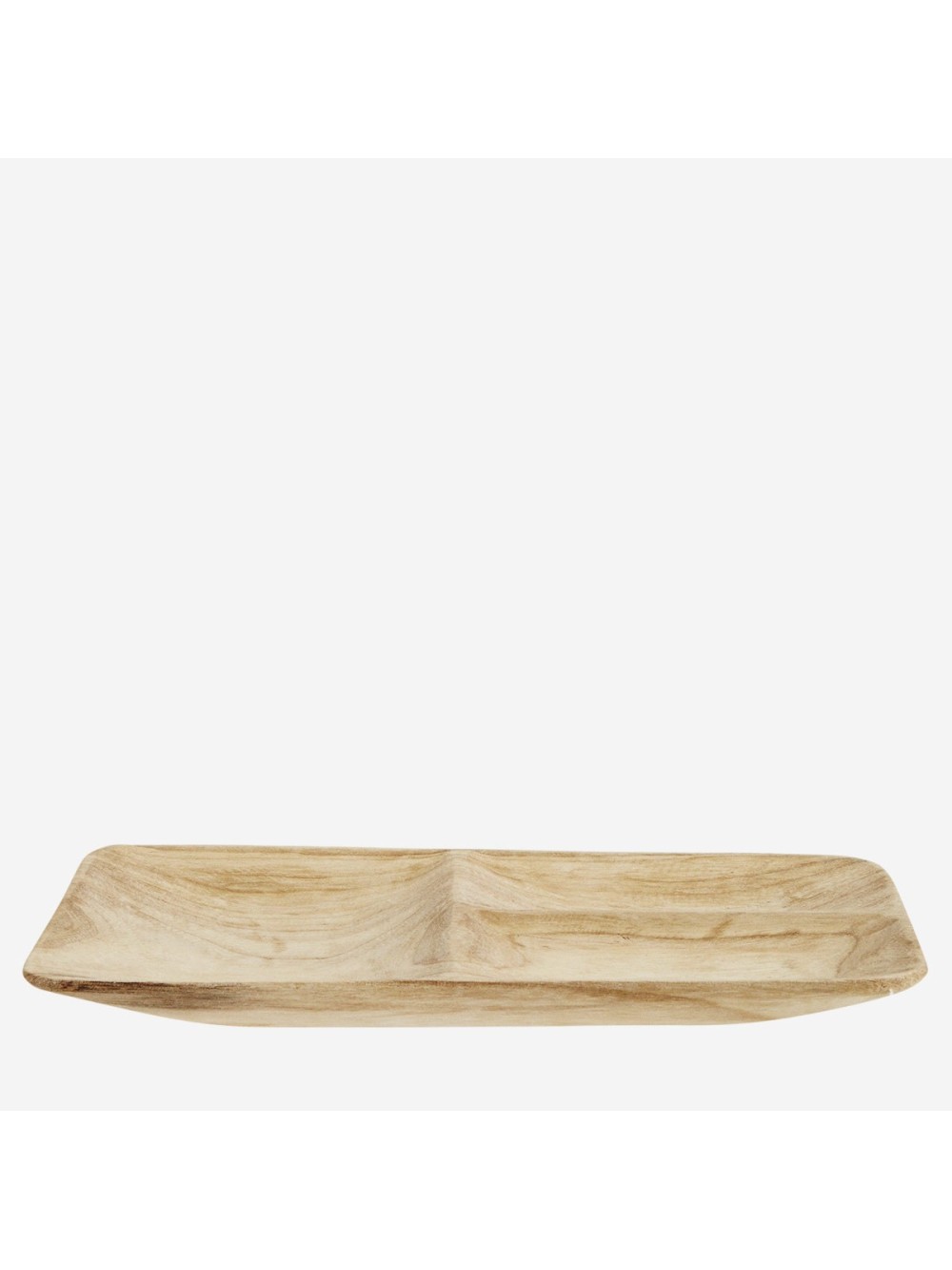 ASSIETTE 3 COMPARTIMENTS EN BOIS DE PAULOWNIA