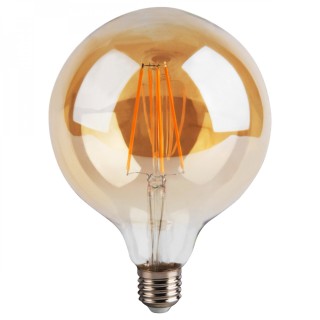 AMPOULE LED GLOBE GM 8W E27 AMBRE D12,5CM DIMMABLE