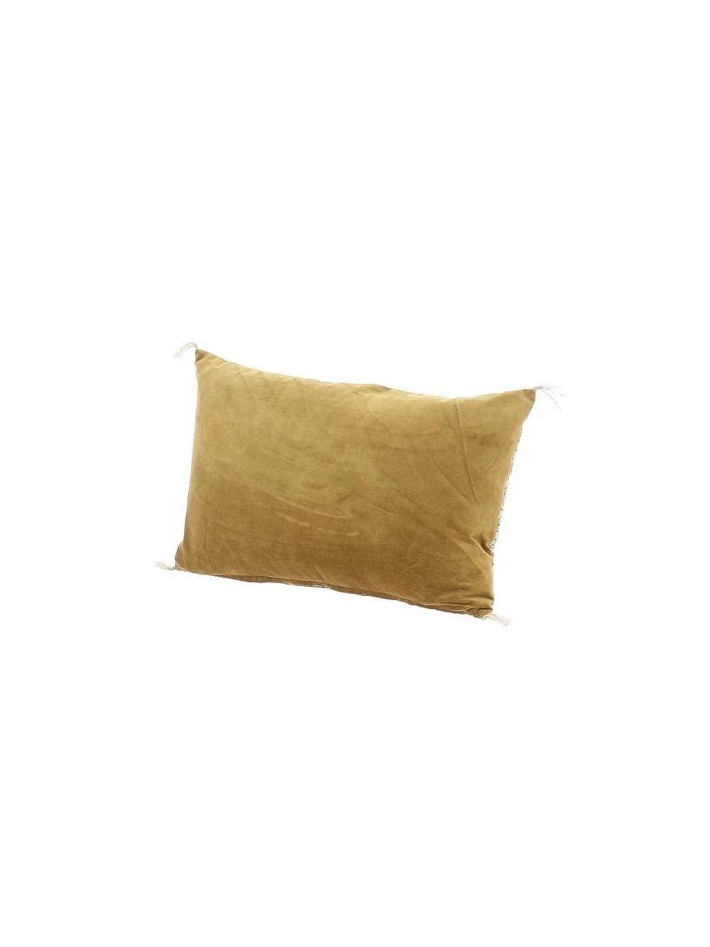 COUSSIN VELOURS DE COTON  35X50 TABAC  DOMINOS