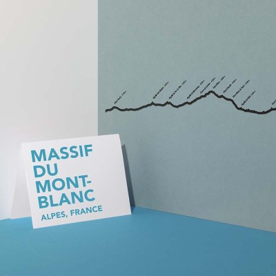 THE LINE FRISE DECORATIVE MONT BLANC