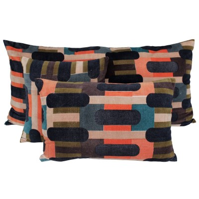 Coussin en velours Kutta Brick