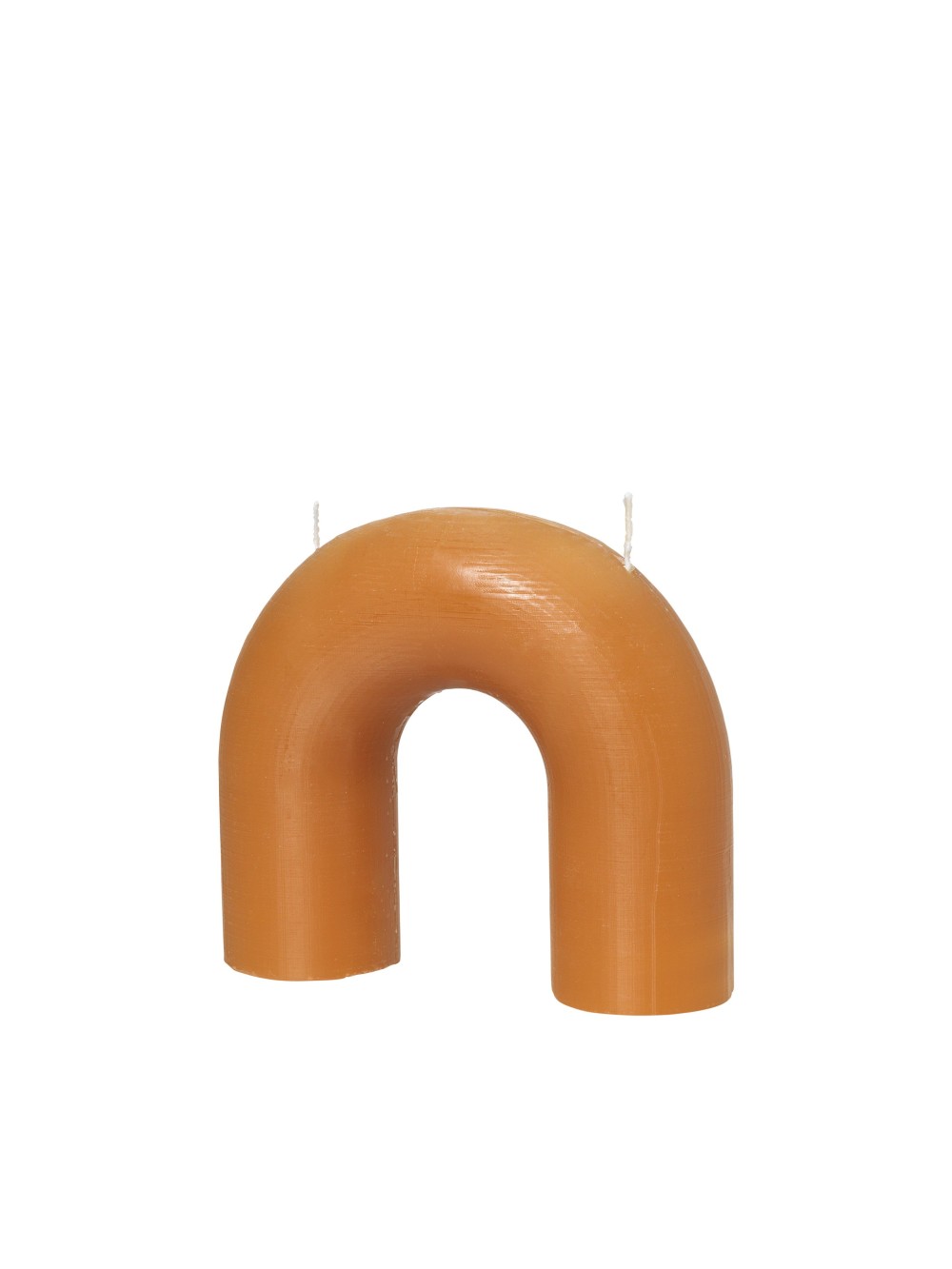 BOUGIE BEND HONNEY GOLD D16.5XL6 H14.5CM