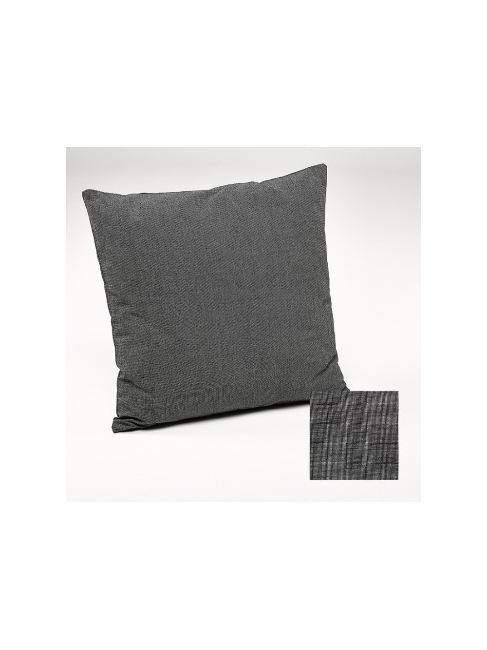 HOUSSE DE COUSSIN COTON NOIR/BLANC 45x45