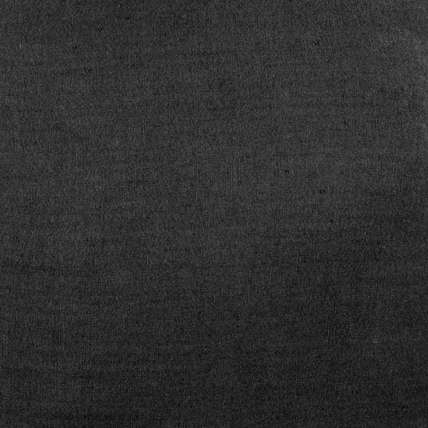 Coussin lin PROPRIANO 45X45 en coloris Noir - Harmony - Haomy