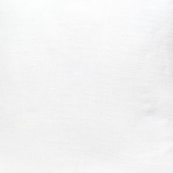 Rideau lin MANSA 135X300 - Fin de série en coloris Blanc - Harmony - Haomy